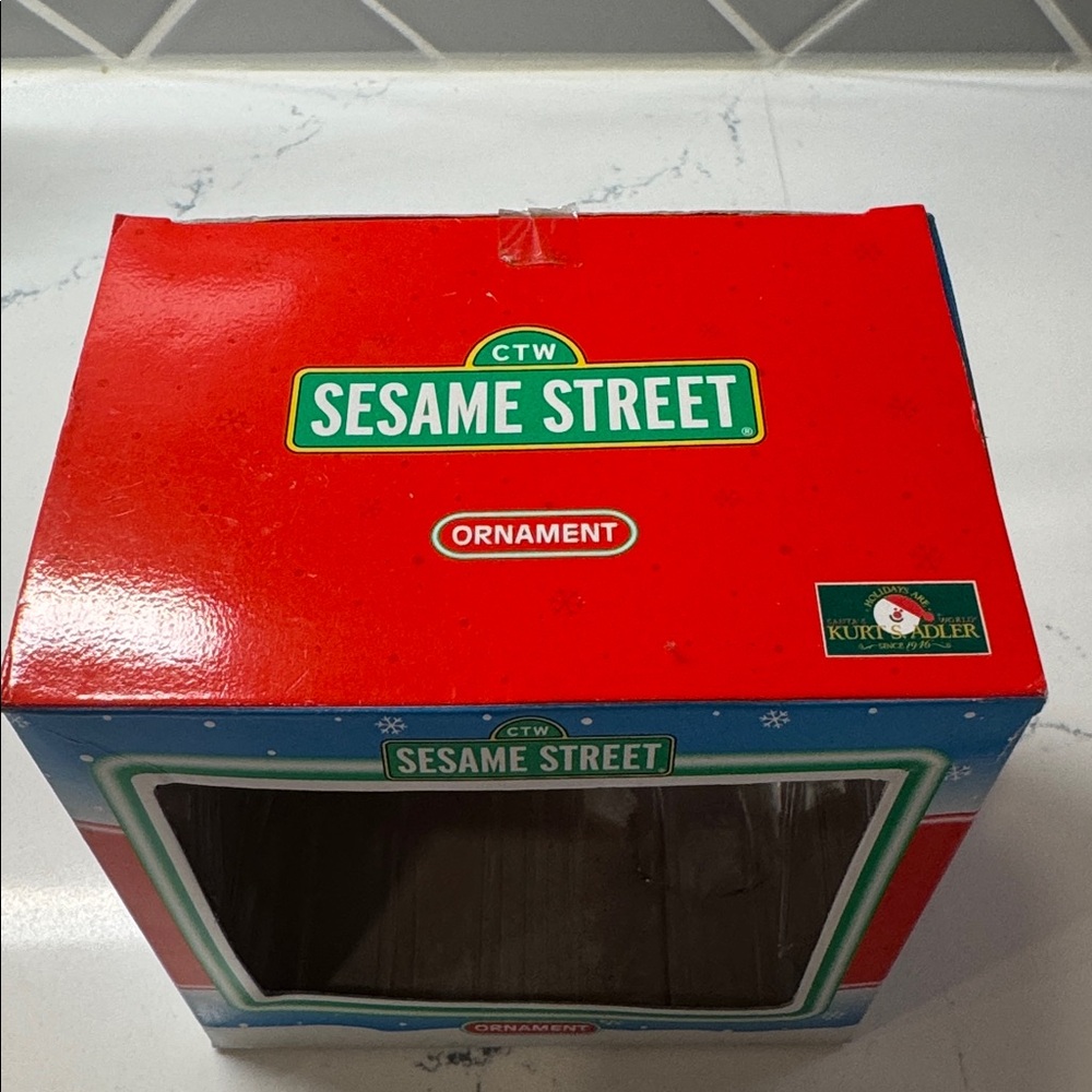 Sesame Street Drumming Elmo Christmas Ornament EUC in original packaging - Picture 3 of 4
